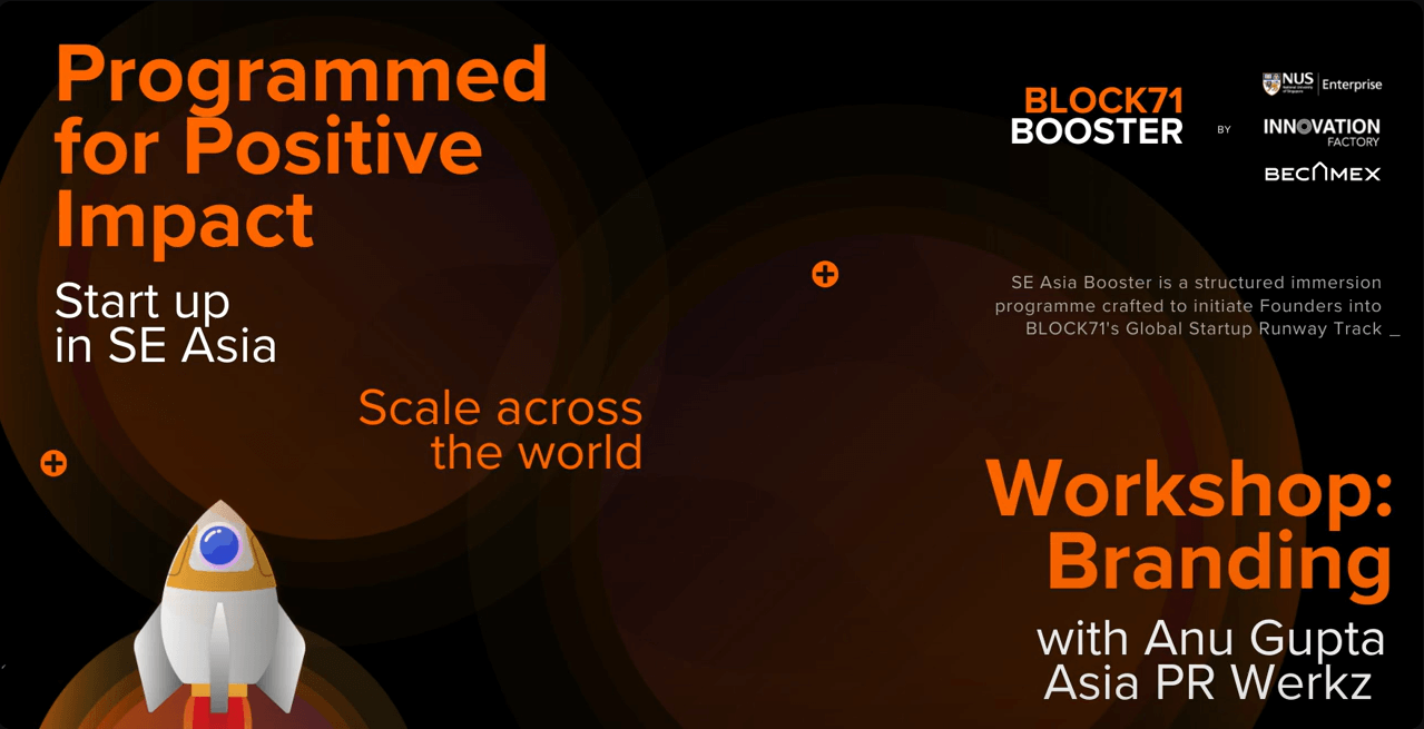 Branding with Asia PR Werkz’s Anu Gupta | Workshop