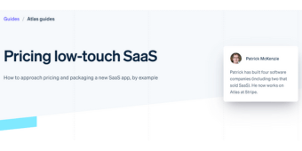 Pricing low-touch SaaS
